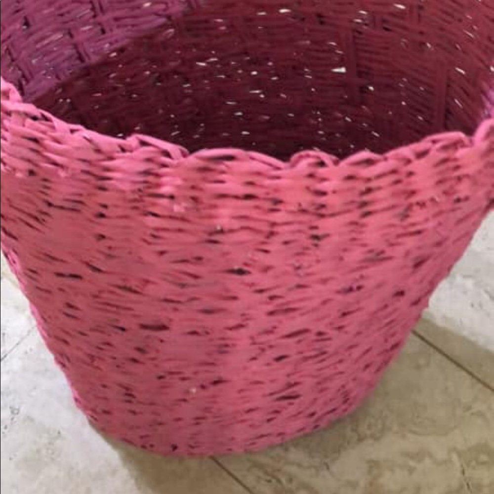 Hand made laundry basket